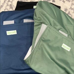 Wegreeco XL Dog Reusable Diaper Covers in Blue, Black and Green